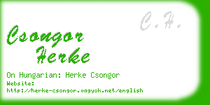 csongor herke business card